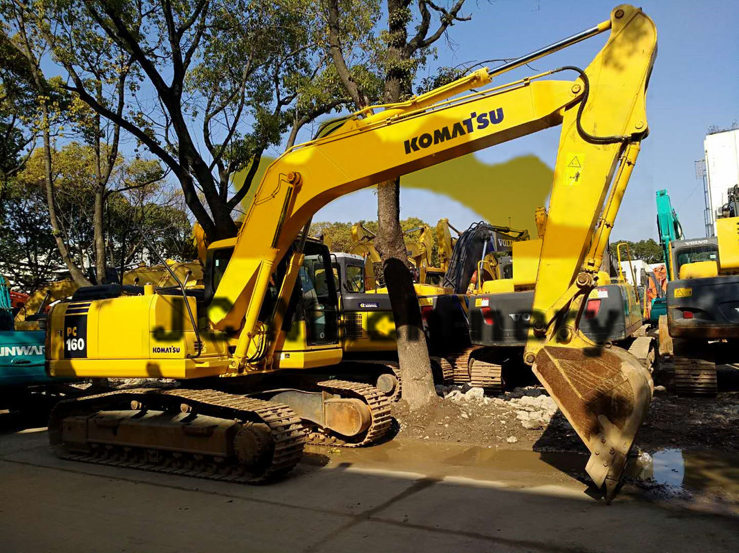 sell 16 ton original Japan excavator Komatsu PC160LC7 with original color