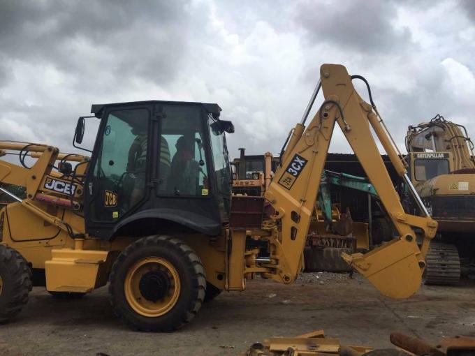 0.5m³ Bucket Second Hand Backhoe Loaders 3CX JCB Payloader 3 Forward Gears
