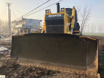 Working Site Swamp Track Shantui Bulldozer SD16T Second Hand 120kw Power