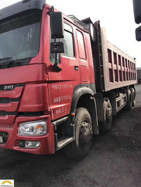 Howo 12 Tyres 8*4 2nd Hand Tipper Trucks With Original Factory Painting