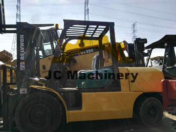Komats FD50 Yellow Used Diesel Forklift Trucks 5 Tonne For Material Handling
