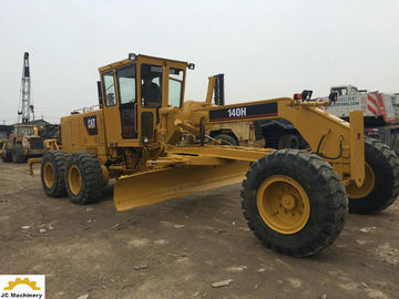 123 Kw Used CAT Motor Grader , 140H Second Hand Grader Low Working Hours