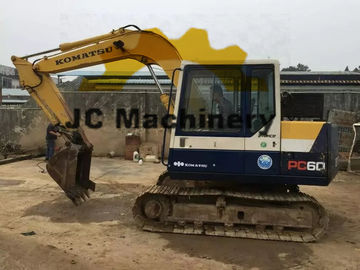 Original Komatsu PC 60 Excavator / Used Komatsu Diggers With 0.3m³ Bucket Size