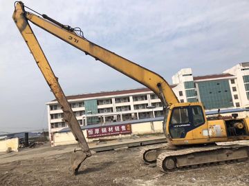 21M Long Boom Used Excavator Machine Hyundai R210-5D 600mm Shoe Size