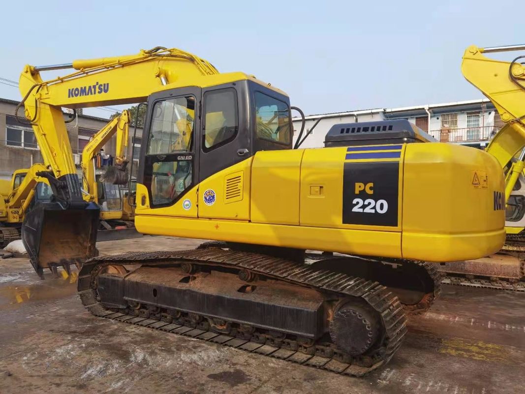 Surplus Backhoe Used Komatsu PC220 Excavator Crawler Type