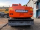 Doosan DH150 Used Wheel Excavator Moving By Tires