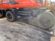 Doosan DH150 Used Wheel Excavator Moving By Tires