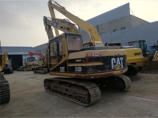 0.5M3 Crawler Type CAT 312B Excavator Semi Auto Second Hand