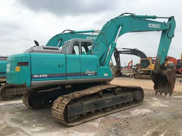 4 Cylinders Used Kobelco Excavator 20 Ton 2nd Hand Diggers SK200-6 CE Approval