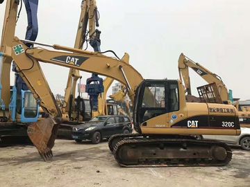 Original 20t Used CAT Excavators 320C Used Construction Vehicles With A/C Available