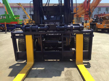 2 Stage High Mast 25 Ton Heavy Duty Forklift , FD250 Used Komatsu Forklift