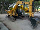 307C Slightly Used CAT Excavators 7 Ton With Rubber Protected Track 4 Cylinders