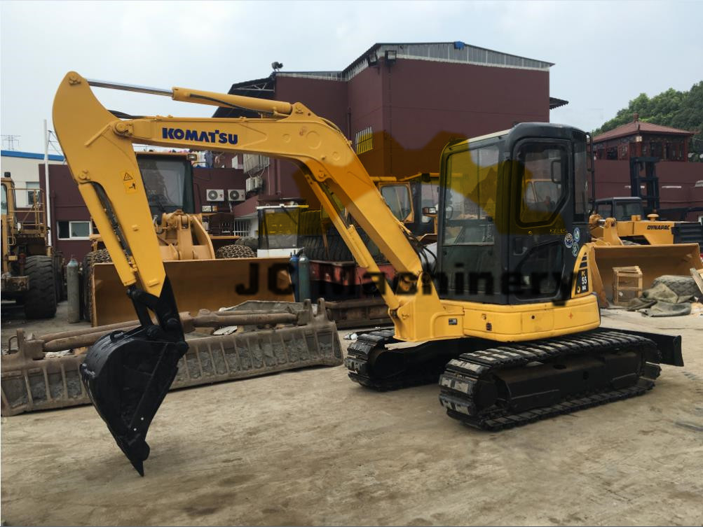 Slightly Used Komatsu Mini Excavator PC55MR Directly Imported From Japan
