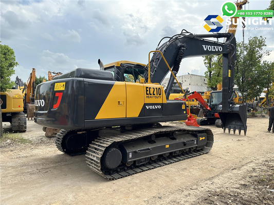 Used Excavator Supplier Volvo EC210B Hydraulic Bucket Excavator for Mining Industry