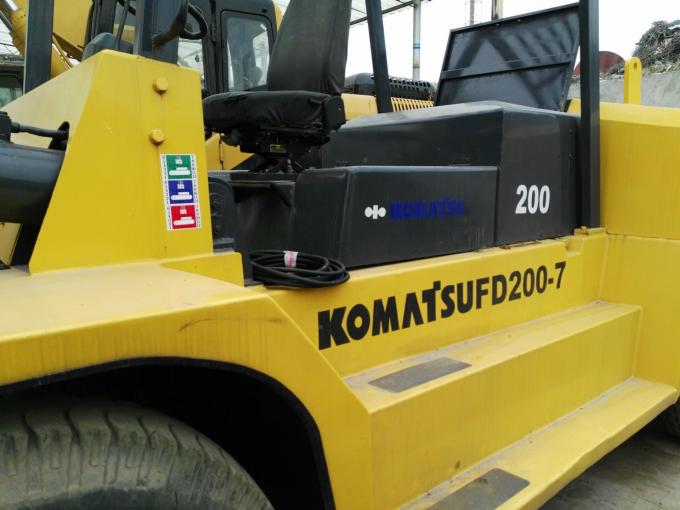 20 Ton Used Diesel Forklift Komatsu FD200 3792h Working Hours One Year