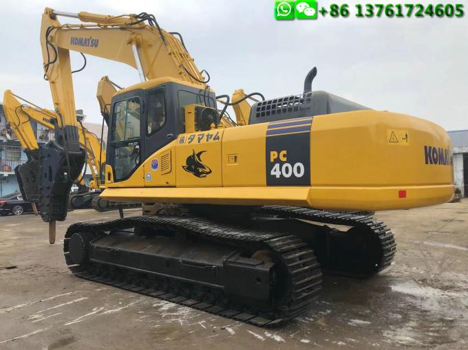PC400 Mining Used Komatsu Excavator 40T With Jack Hammer