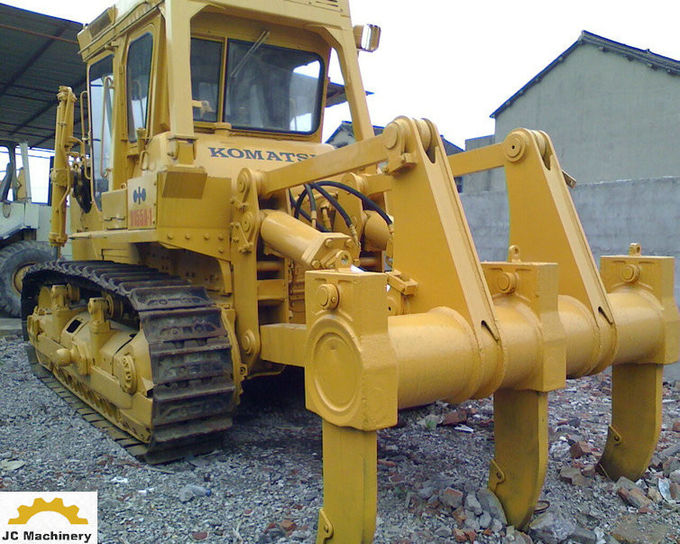 D155A1 Old Komatsu Dozer Bulldozer / Komatsu High Track Dozer With